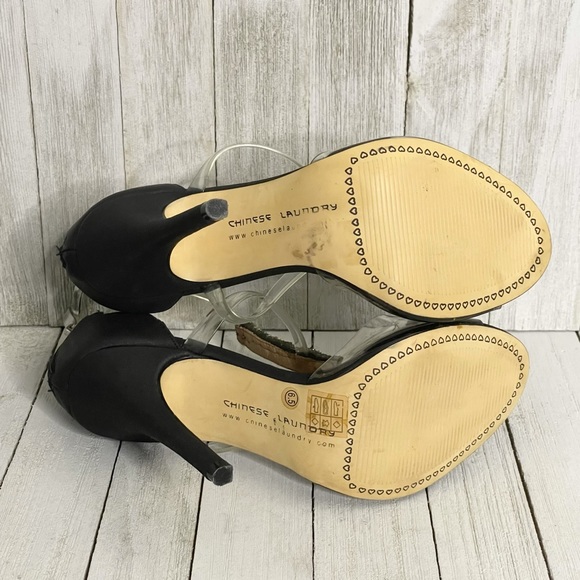 CHINESE LAUNDRY Jive Talk Studded Crystal T-Strap Sandals - Picture 6 of 7